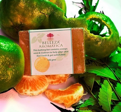 Orange Mint Bathing Bar