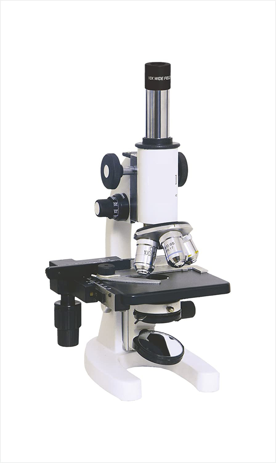 Medical Microscope - 100x To 1500x Magnification, High 10x Wf And 15x Wf Eyepiece, Styrofoam Packaged With Instruction Manual