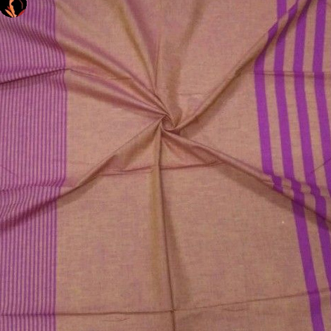 Hand Loom Stripe Patta Fabric