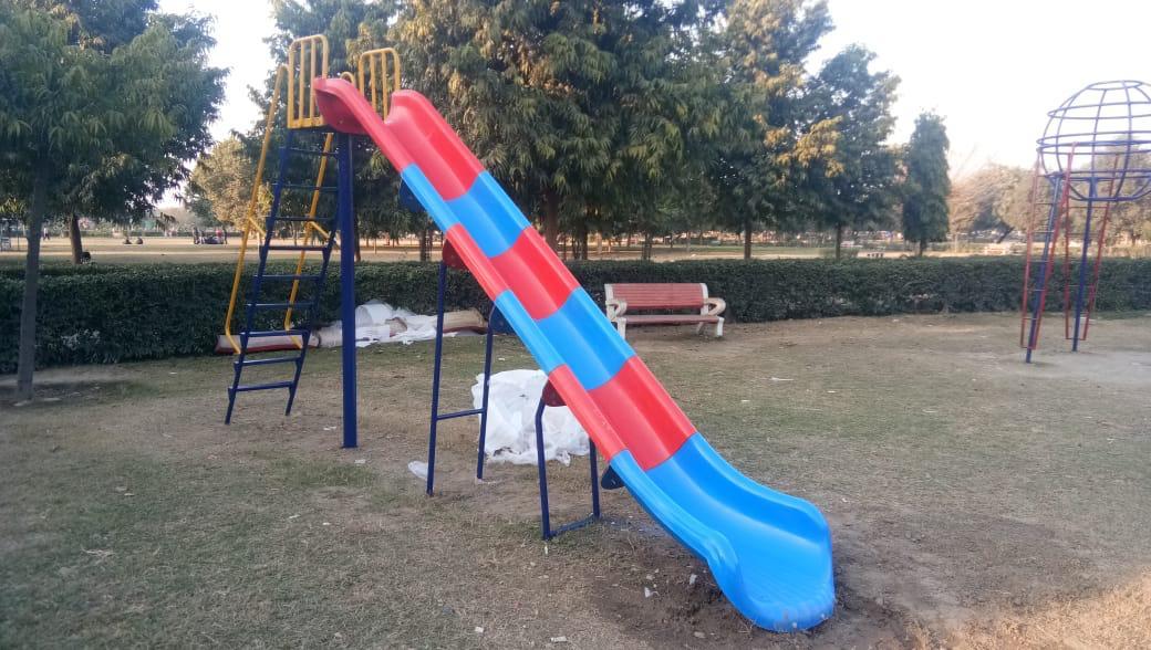 Outdoor Playground Wave Slides