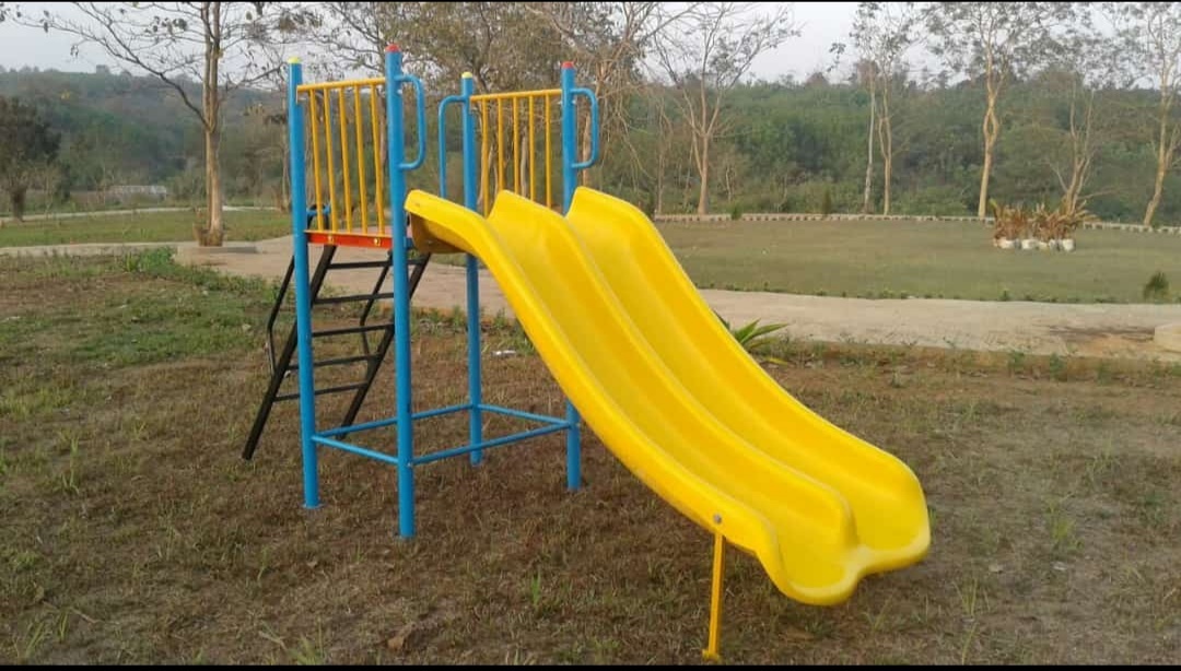 Outdoor Playground Wave Slides