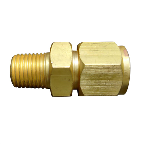 3-8 BSP NPT Connector - Durable Brass, Standard Size | Designed for Reliable Gas Applications and Secure Connections