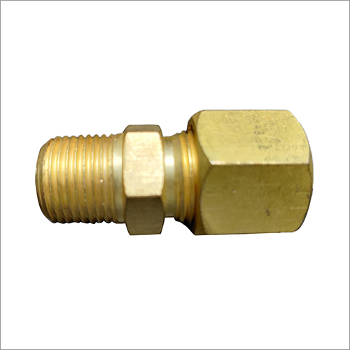 3-8 NPT Connector - Durable Brass Alloy | Designed for Gas Applications, Enhanced Seal Integrity, Corrosion Resistance, Reliable Performance