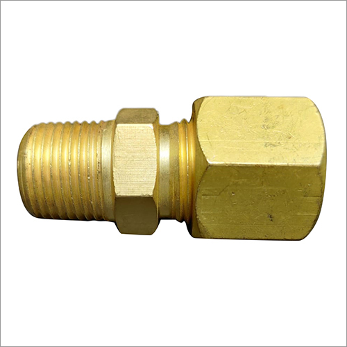 16 MM NPT Connector - Durable Brass Construction | Ideal for Gas Applications, Resistant to Corrosion and High Pressure, Easy Installation