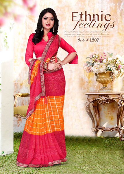 Chiffon Sarees - Printed Chiffon Fabric, Available In Different Colors | Elegant Party Wear For All Seasons: Rainy, Spring, Summer, Winter