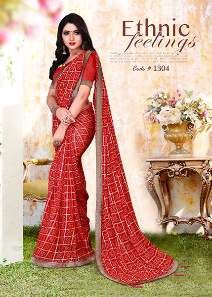 Chiffon Sarees - Printed Chiffon Fabric, Available In Different Colors | Elegant Party Wear For All Seasons: Rainy, Spring, Summer, Winter