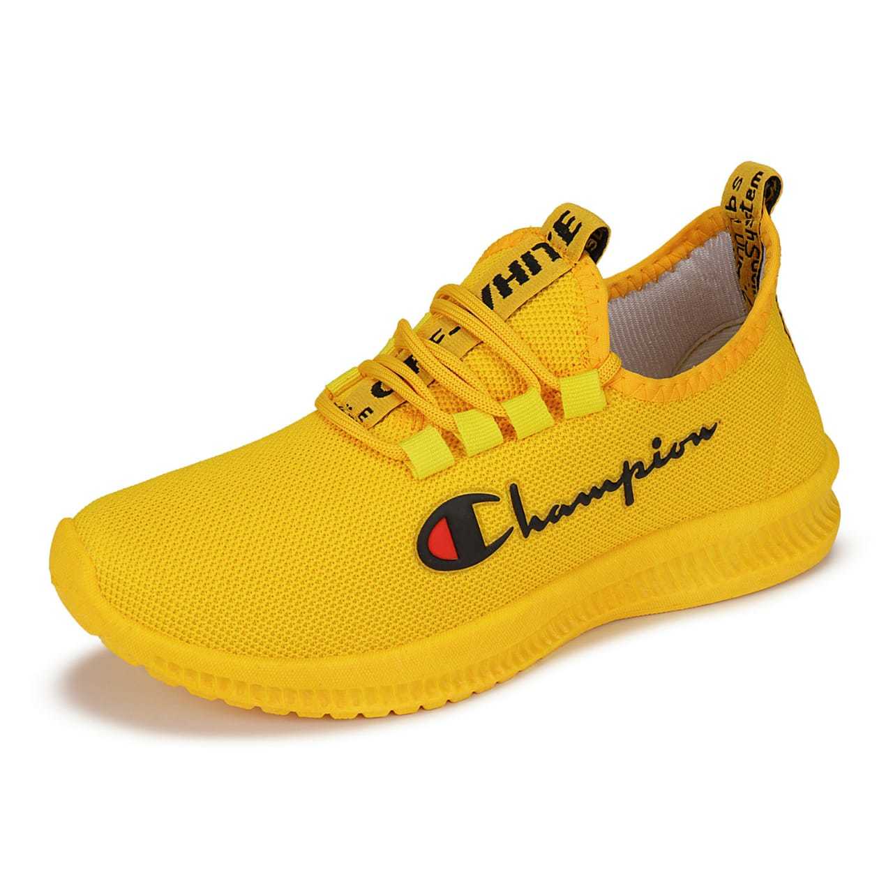 J 54 - Fabric Sport Shoes, Size 6-10 | Round Toe, Medium Heel, Pvc Insole & Outsole, Cotton Fabric Lining, Colors: Yellow, Blue, Green, Black, Orange, Grey, White