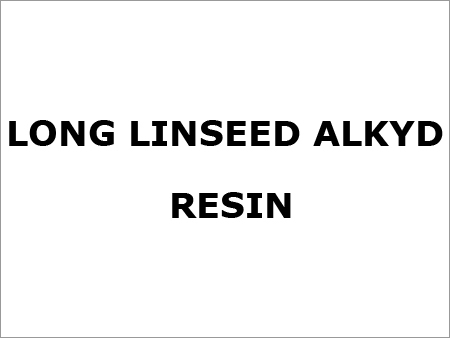 लंबा लिनसीड अल्काइड रेजिन