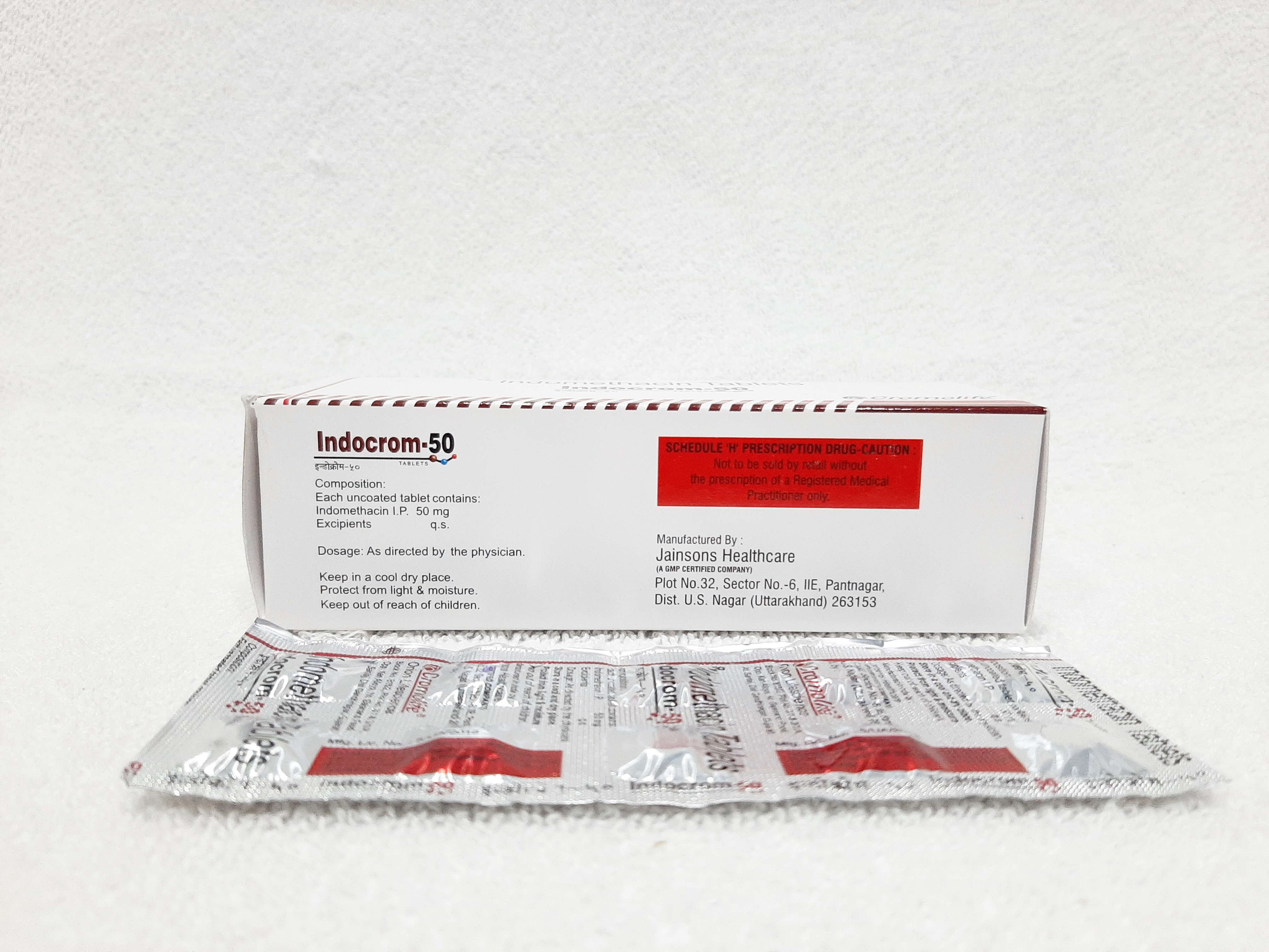 Indomethacin I.p. 50 Mg Tablet