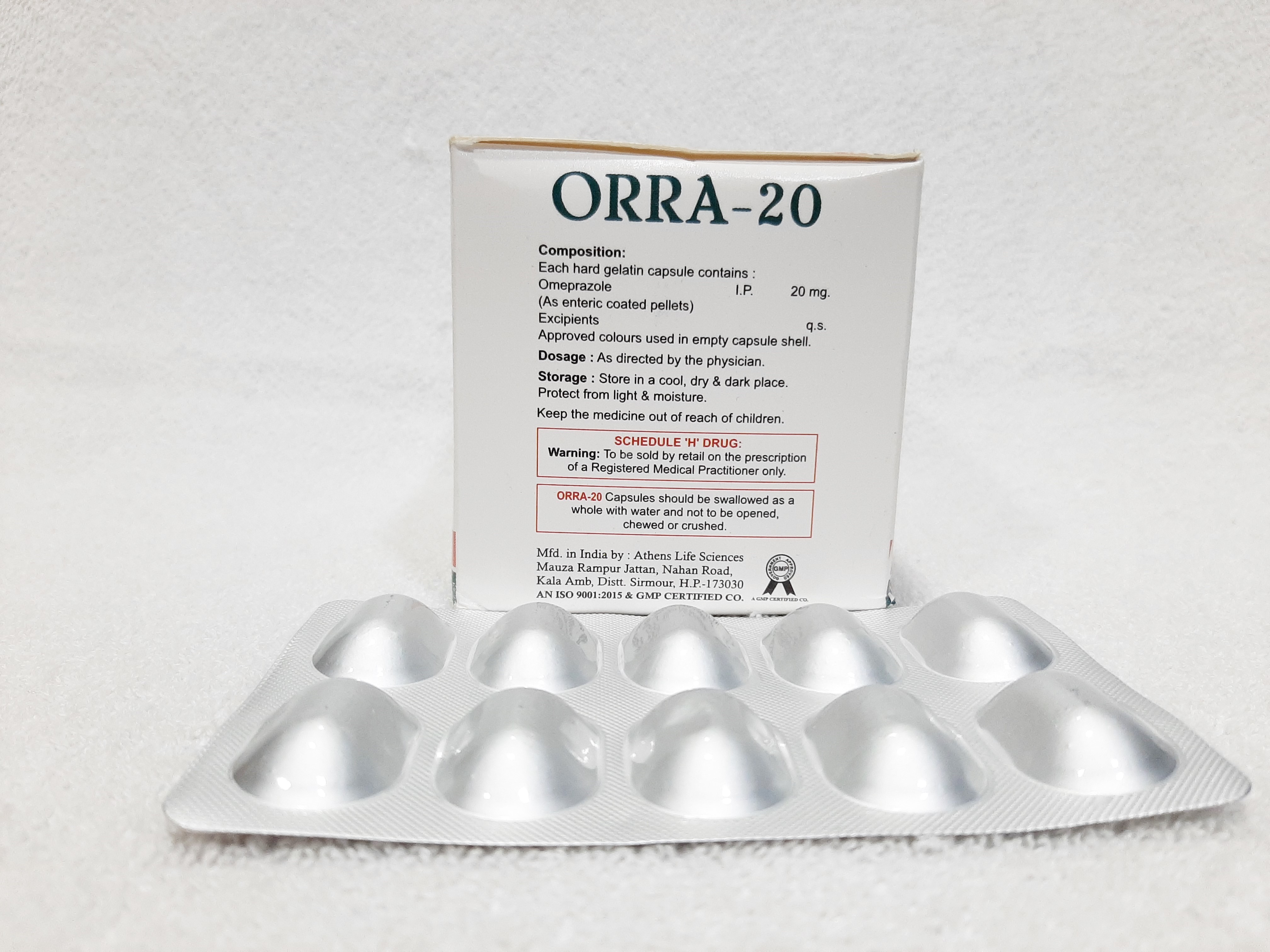 Orra-20 Capsul Cas No: Vc17-676