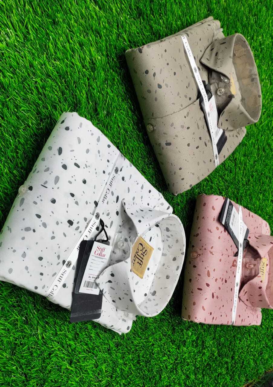 Men's Casual Printed Shirt - Cotton, Plus Size, Available In S-xxl | Anti-uv, Quick Dry, Breathable, No Fade, Waterproof