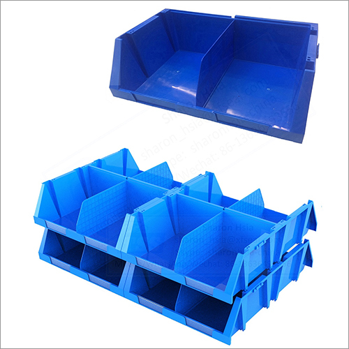 Plastic Stackable And Nestable Storage Bins