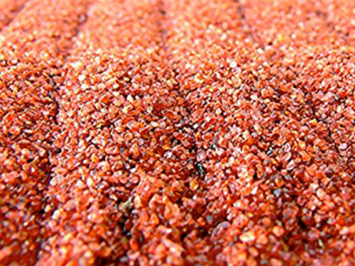 Garnet Sand Application: Water Jet Cutting