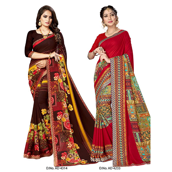 Silk Saree - Silk Material, Various Colors, Printed Pattern | Ideal For Weddings, Festivals, Gifting Across All Life Stages