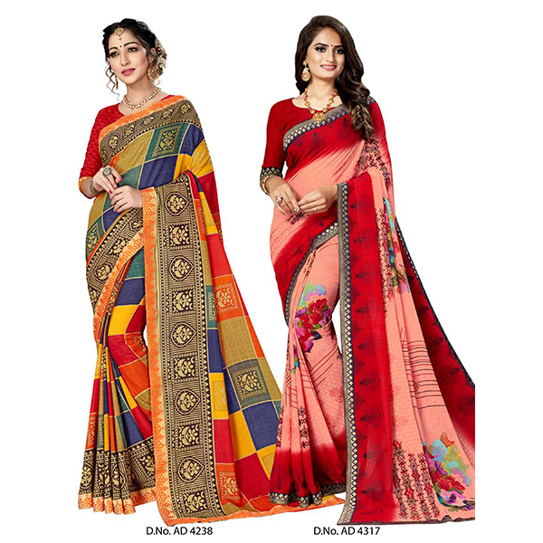 Silk Saree - Silk Material, Various Colors, Printed Pattern | Ideal For Weddings, Festivals, Gifting Across All Life Stages