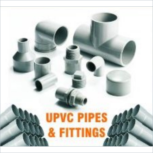 UPVC Pipe - PVC Material, 20 mm to 560 mm Sizes, Natural Grey Color, 6 m Length, Socketed & Plain Ends, IS-4985 Pressure Rating