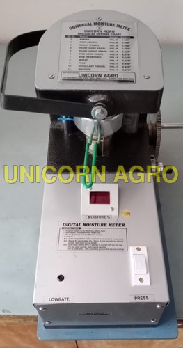 Universal Moisture Meter - Aluminium Material, LED Display, 5% to 40% Measuring Range | 0-50 Degree Celsius Operating Temperature, Accurate to ±.02%