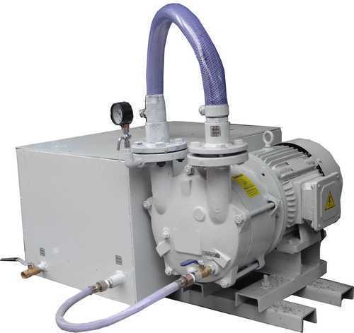 Industrial Vacuum Pump - 7.5 HP Direct Drive Rotary Vane, Mild Steel, Electric, Single Phase, 220-440 Volt, 1 Year Warranty, Automatic Operation