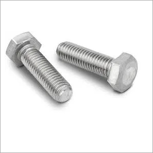 Hex Bolt - Mild Steel, Hexagonal Head, Galvanized Finish | Suitable for Automotive, Industrial, and Construction Applications