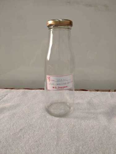 Transparent 3oo Ml Glass Milk Bottles