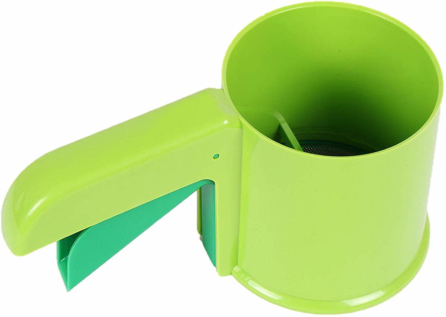 Flour Shifter Strainer With Multi-purpose Scoop