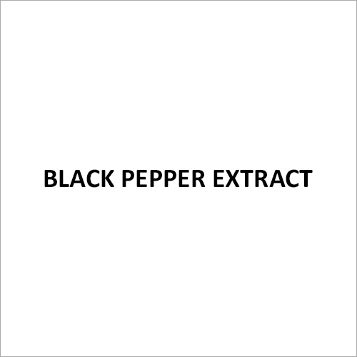 Black Pepper Extract