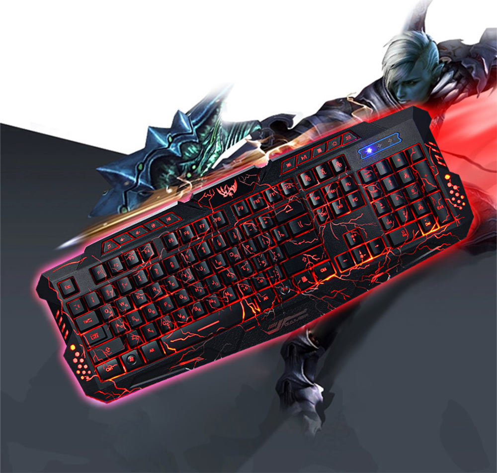 A878 Gaming Backlit Keyboard Is Designed For Game Playing Application: Big Keys