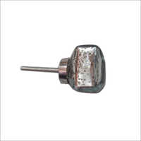 स्क्वायर गोल्ड ग्लास डोर नॉब