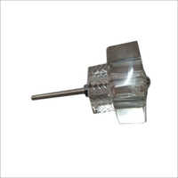 स्क्वायर ग्लास डोर नॉब