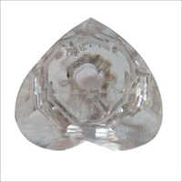 हार्ट ग्लास डोर नॉब