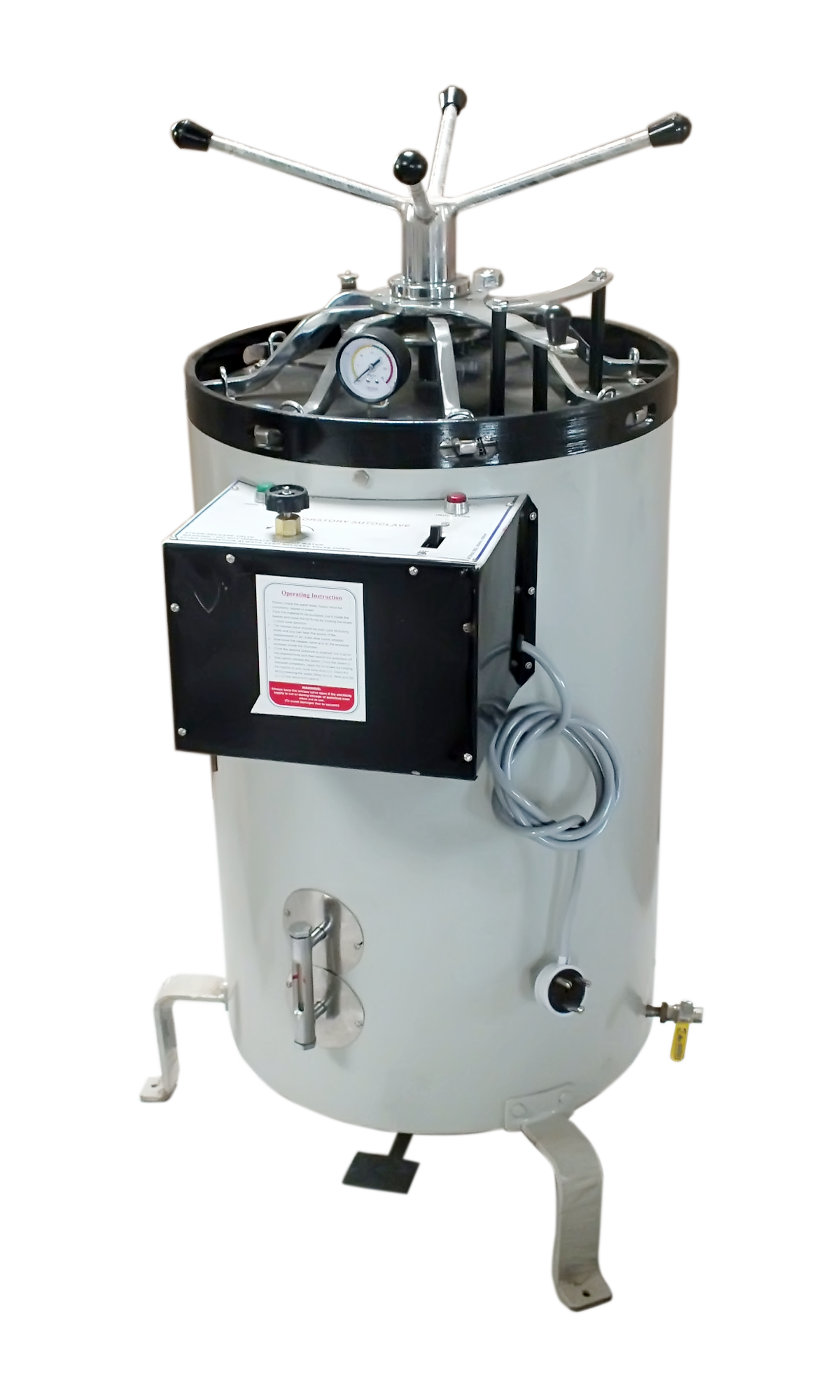 Vertical Autoclave Chamber Size: 24" X 30"