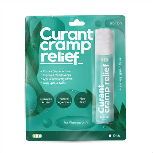 Curant Cramp Relief Roll-on - 10 Ml | Client-centric Formula, Effective Pain Relief For Menstrual Cramps