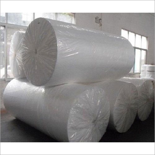 White 65 Gsm Non Woven Fabric Roll