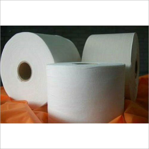 White Plain Non Woven Fabric Roll
