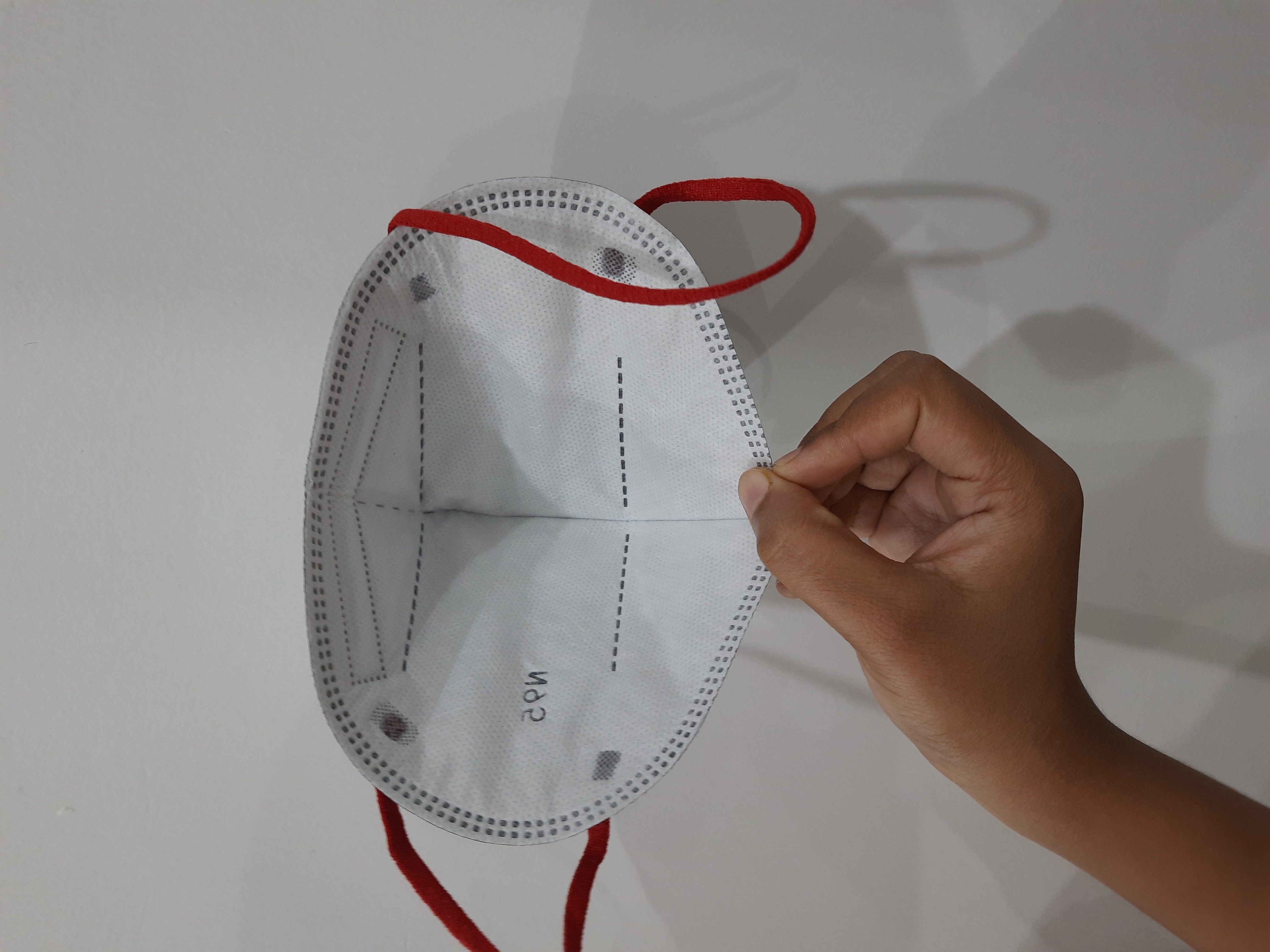 170gsm All Layer Spunbond Pollution And Dust Mask - Nonwoven Material, 22x15.5x5 Cm, White/yellow/black/grey/green, 10g Weight | Unisex Face Mask, Particulate Respirator, Temperature Range -30 To 70â°c