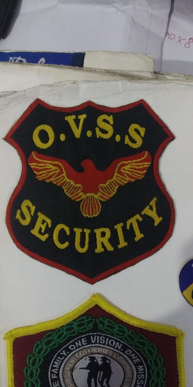 Security Woven Badges - Customized Cloth Designs | Best Quality Monograms For Uniforms And Garments