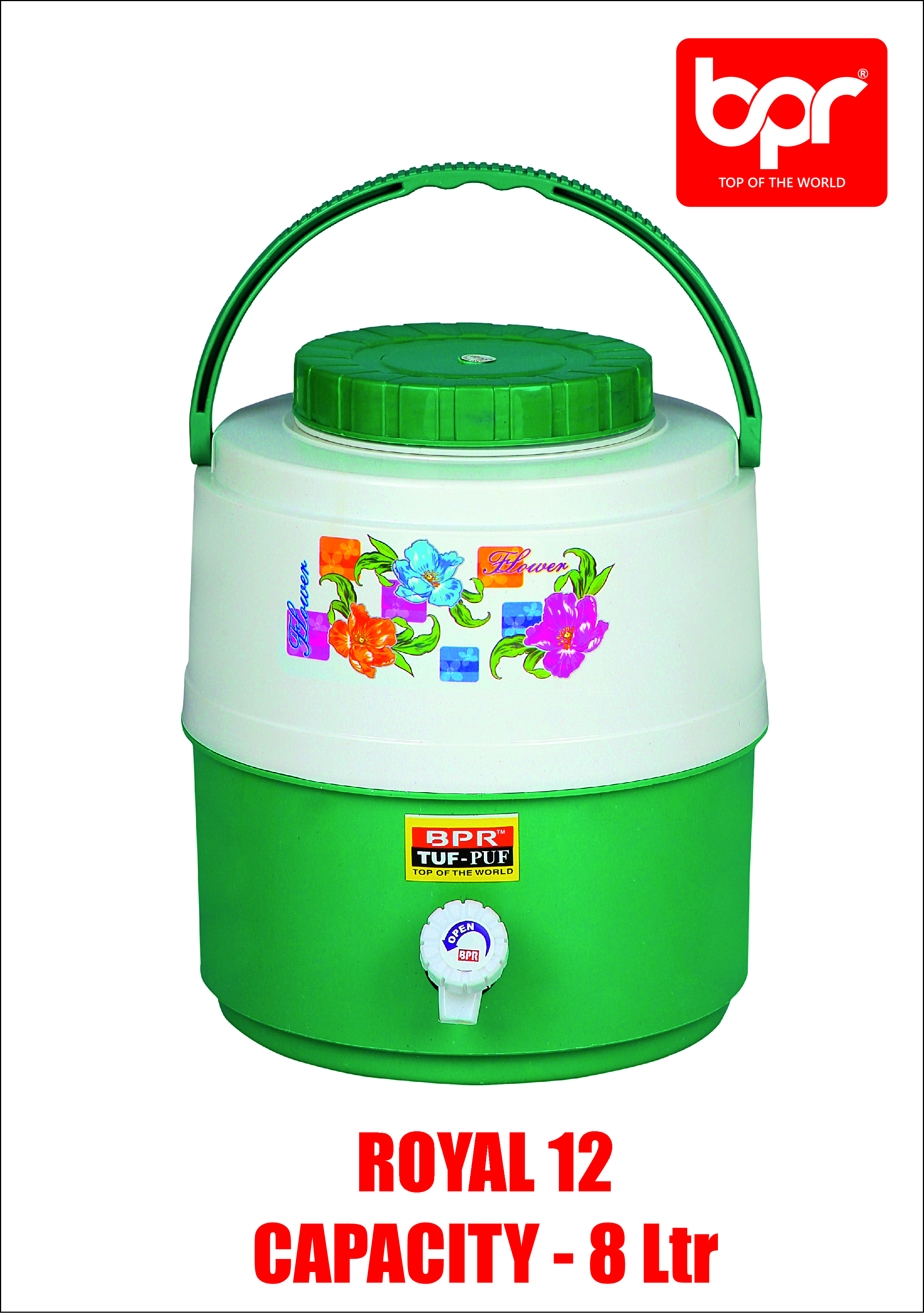 4 Colours Available - Red Water Cooler Jug
