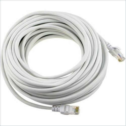 White Lan Patch Cord