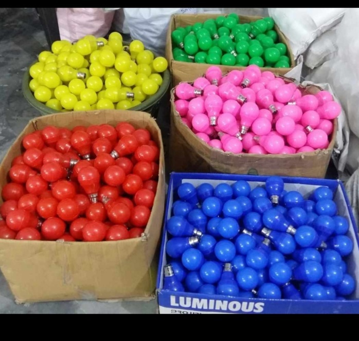 Led Night Bulb - Ceramic Material, 0.5 Watt, Cool Daylight (6500-7500k), Round Design, Ip40, 220v Input | Available In 6 Colors, Lightweight At 10g