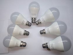 15w Led Bulb - Ceramic Body, Round Shape, Ip40 Rating, 220v Input Voltage | Voltsafe Technology, 85% Energy Saving, Long Life, Eco-friendly