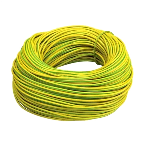 Electrical Wire - Copper Conductor, 22 AWG, Yellow | PVC Insulation, 300V Voltage Rating, 75°C Temperature Rating, Ideal for Household Wiring