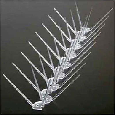 Pc Bird Spike - Customised Size, Silver Plastic Material | Long Lasting Bird Protection Solution