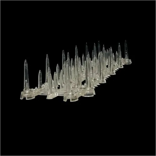 Pc Bird Spike - Customised Size, Silver Plastic Material | Long Lasting Bird Protection Solution