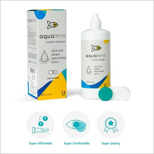 Aqualens Comfort Contact Lens Solution 360 Ml (Lens Case Free)