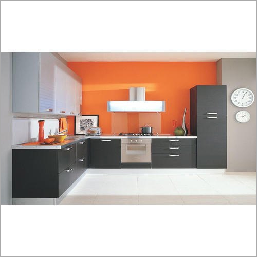 L Shape Modular Kitchen