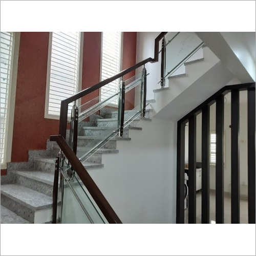 Duplex Glass Railing Size: Customized