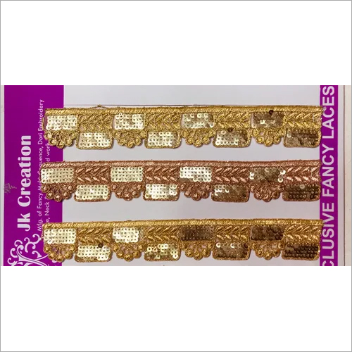 Cotton Sequins Lace