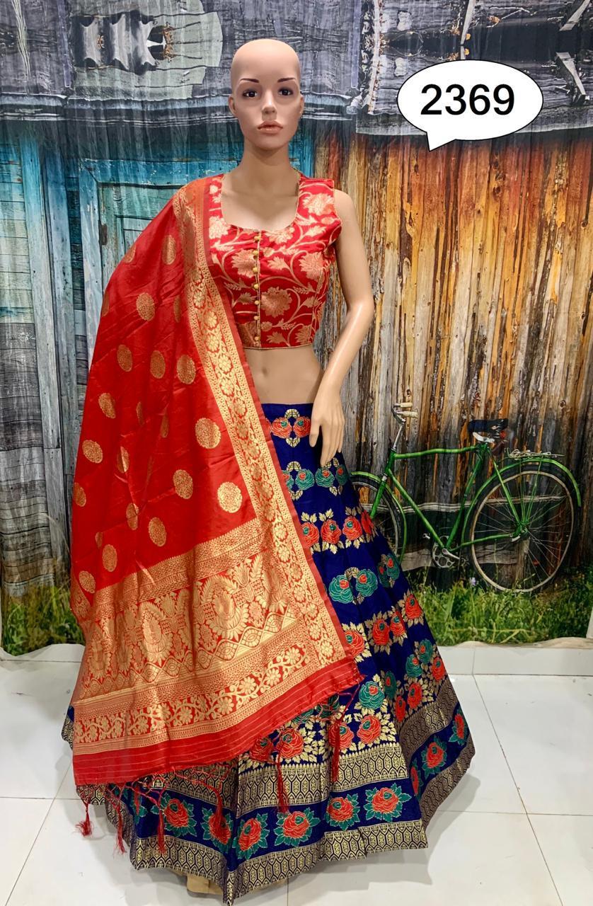 Indian Silk Lehenghas