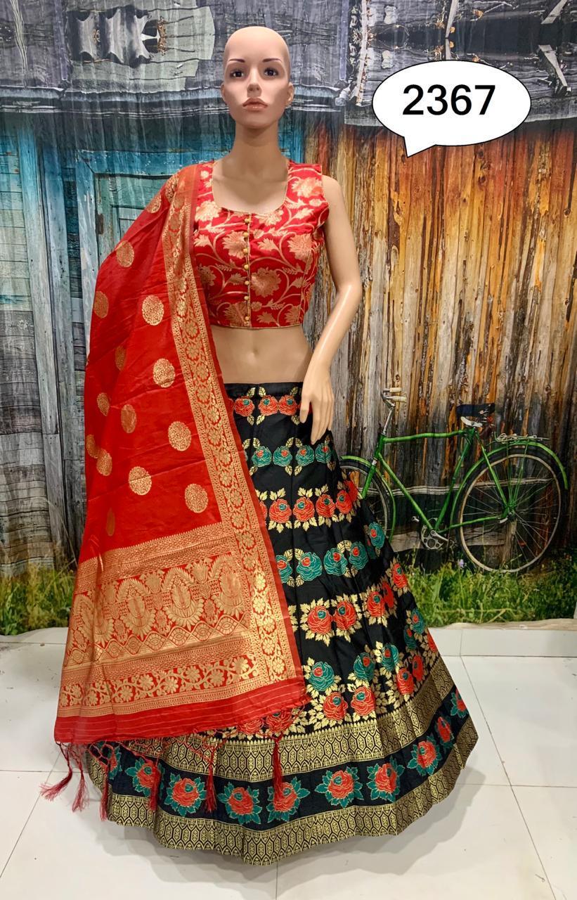 Indian Silk Lehenghas