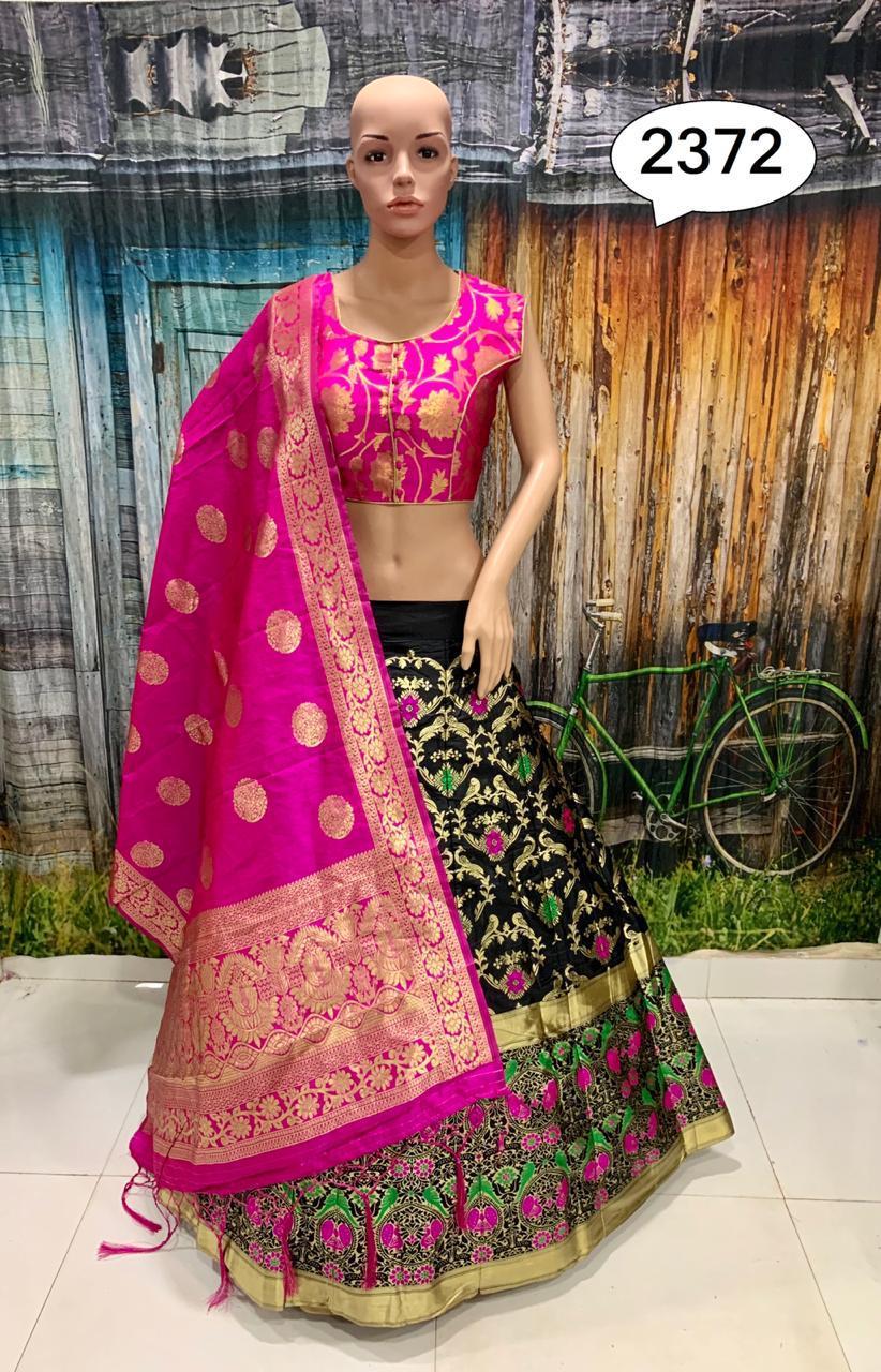Indian Silk Lehenghas